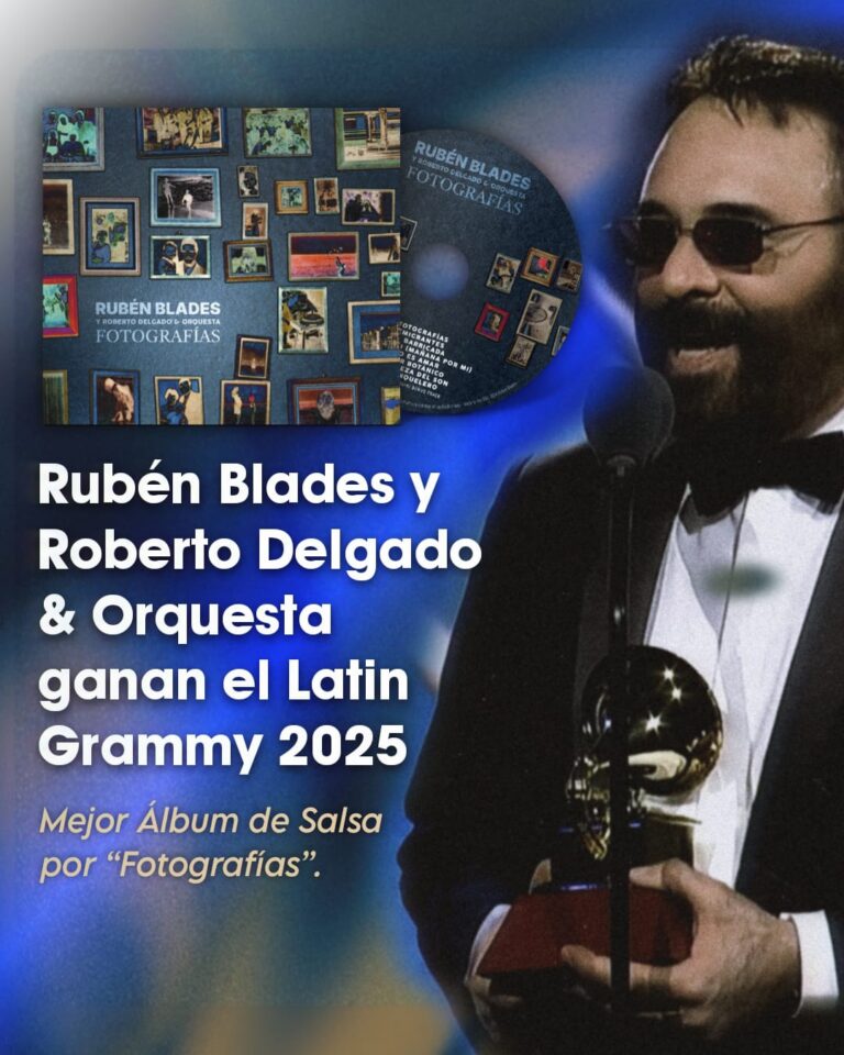 Ruben Blades y Roberto Delgado & Orquesta ganan el Latin Grammy 2025 a Mejor Álbum de Salsa por “Fotografías”